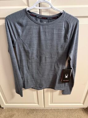 Spyder Women's Long-Sleeve Performance Tee - Heather Gray